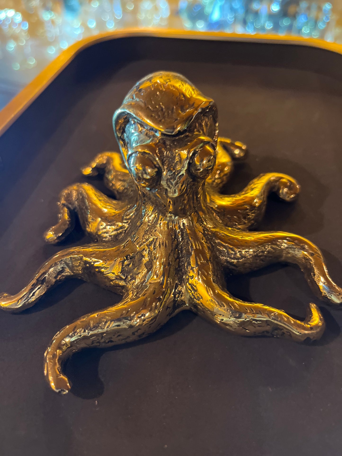 黑莲花-黄铜中号章鱼