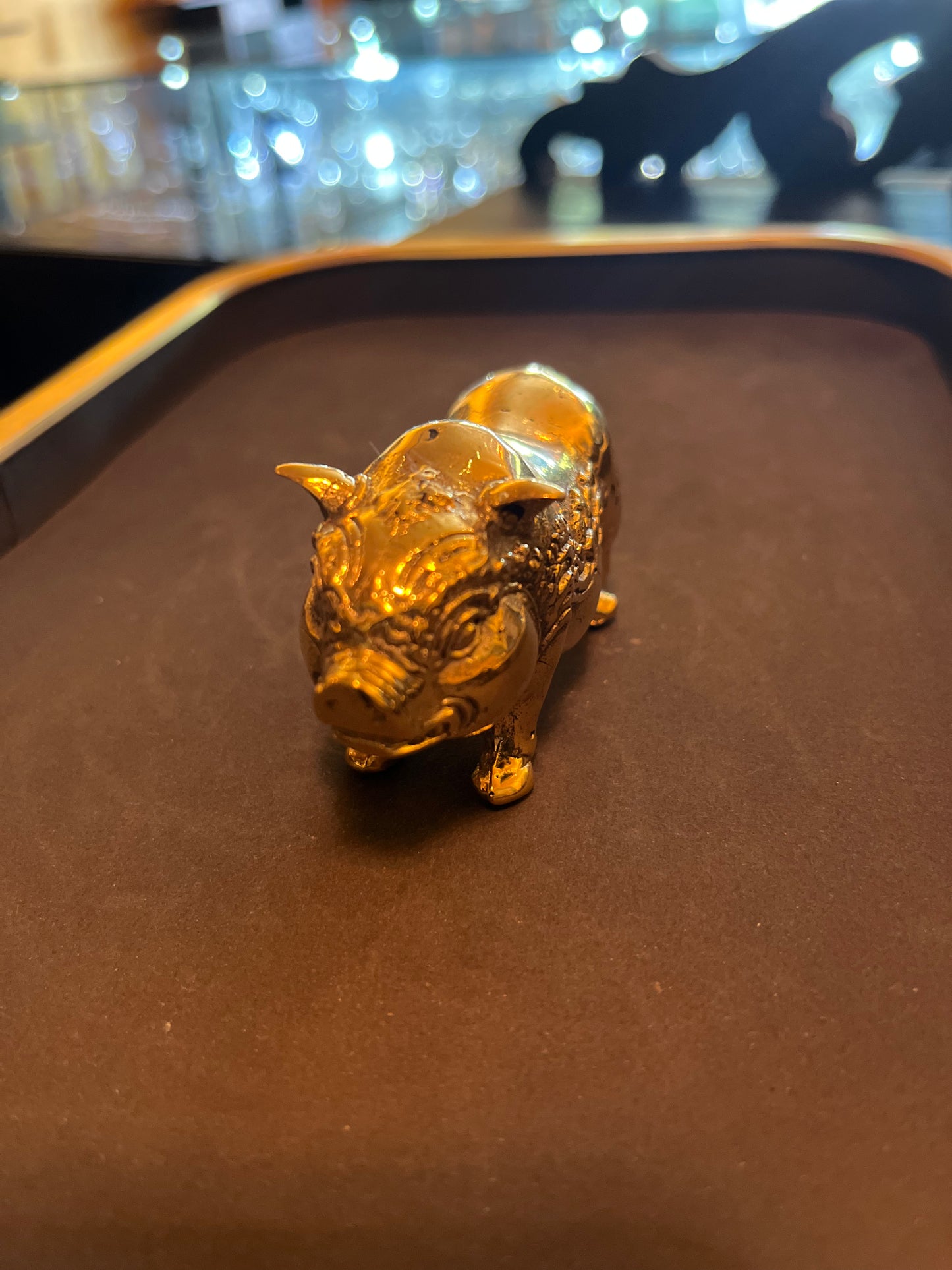 Black Lotus - Brass Small Pig