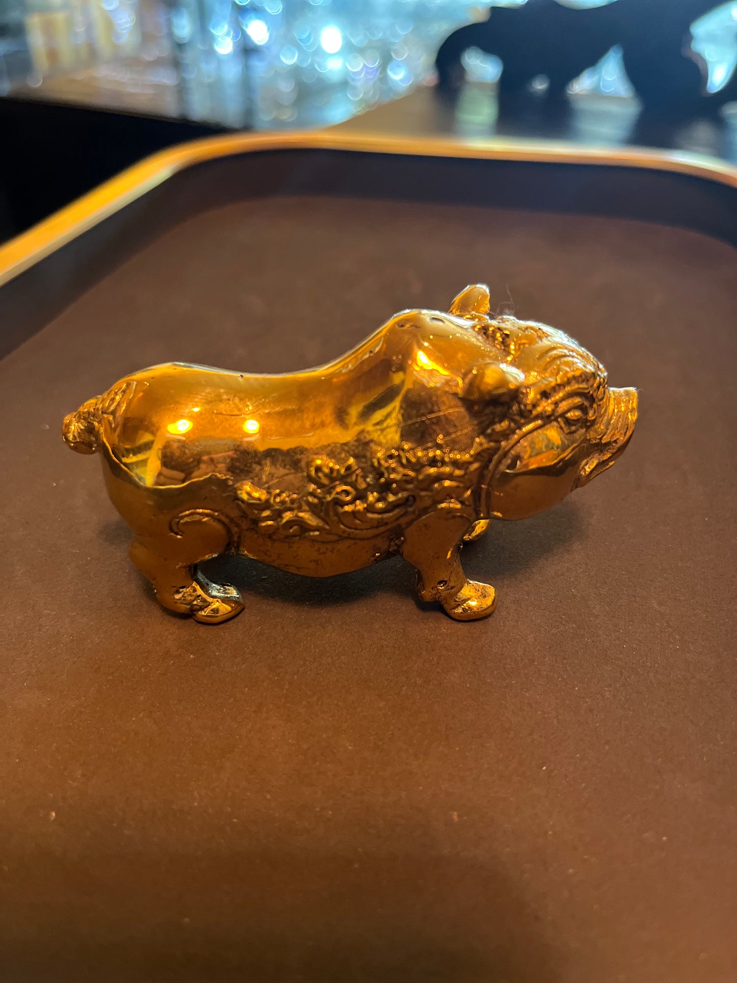 Black Lotus - Brass Small Pig