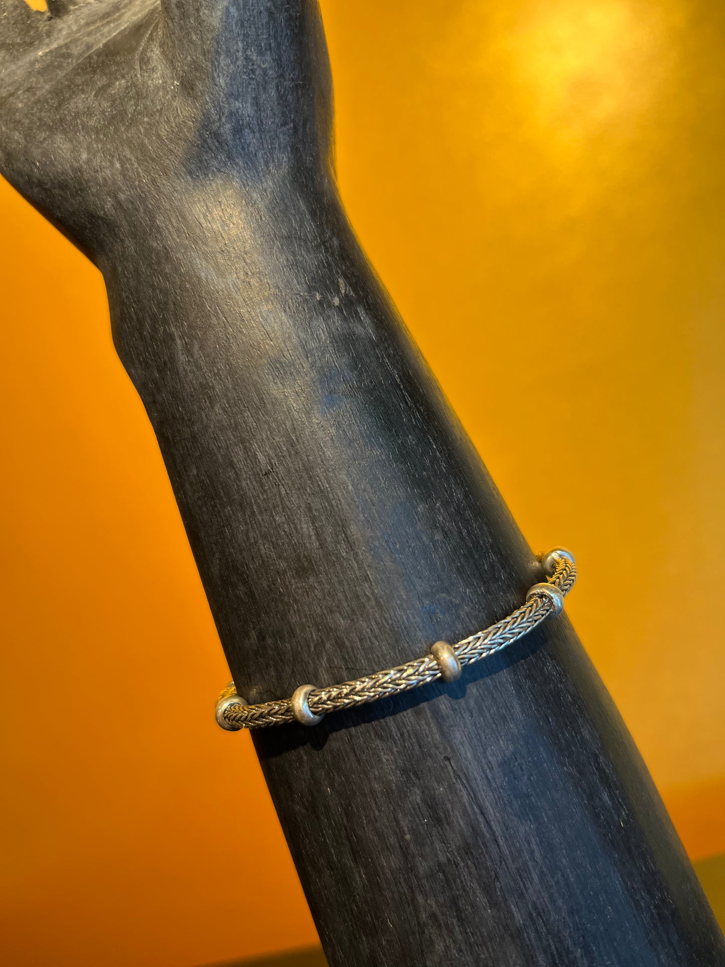 Black Lotus - Braiding Bracelets Premium Silver 925