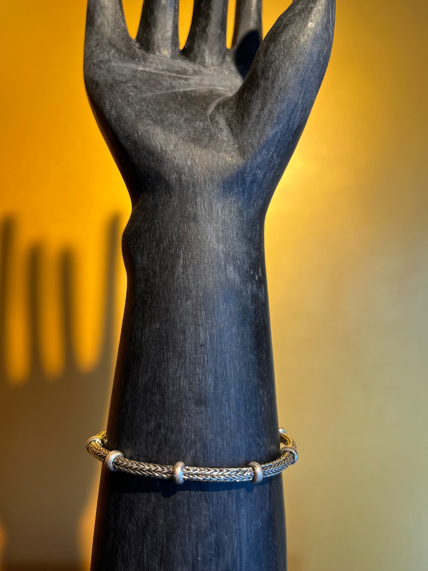 Black Lotus - Braiding Bracelets Premium Silver 925