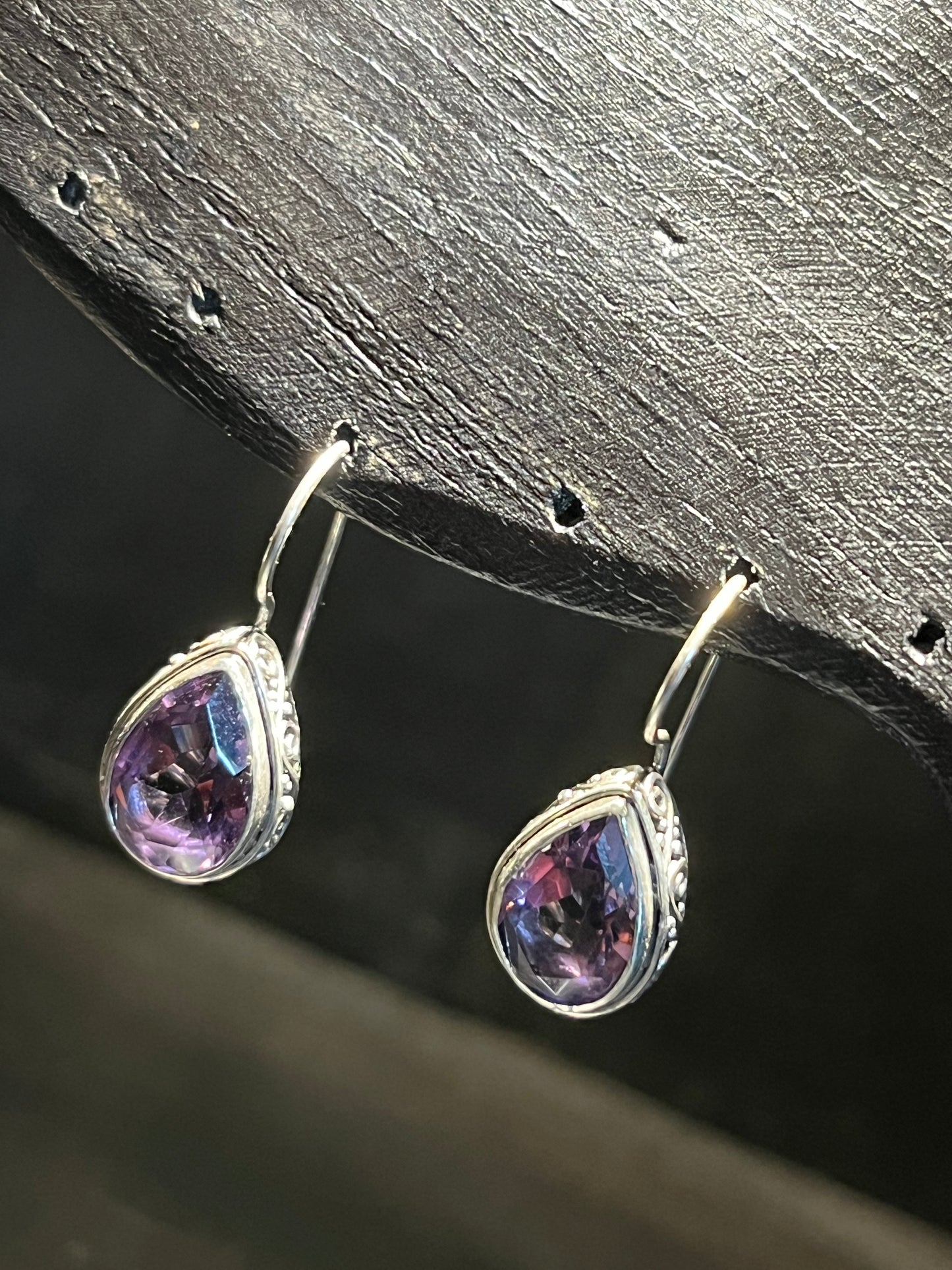 Black Lotus - Ame Eye Earring Premium Silver 92