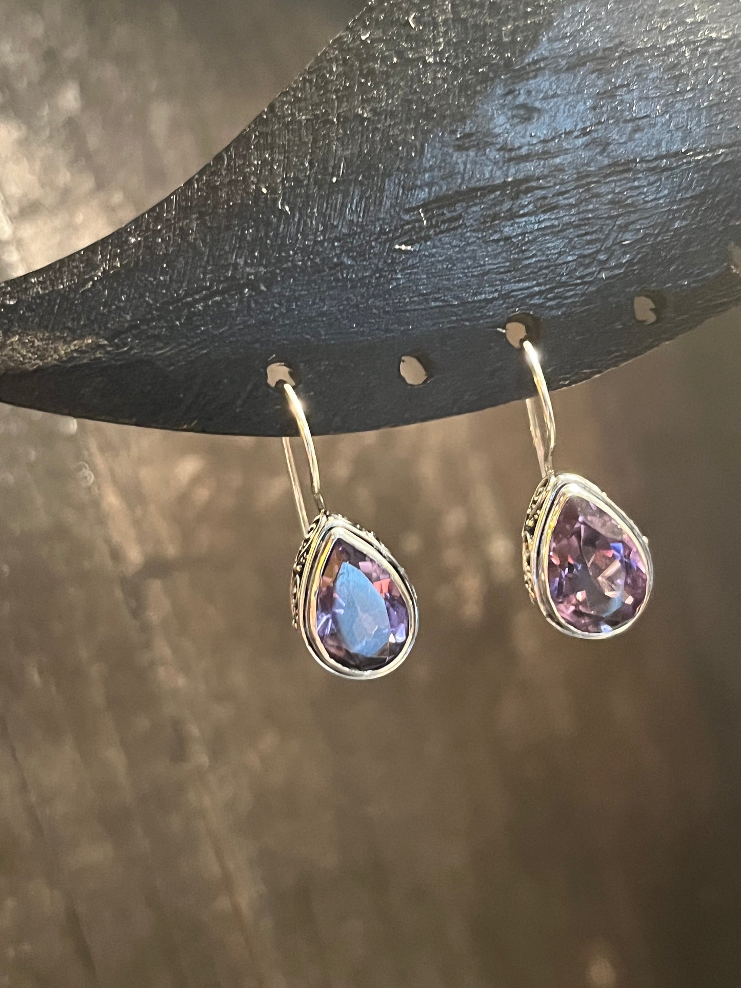 Black Lotus - Ame Eye Earring Premium Silver 92