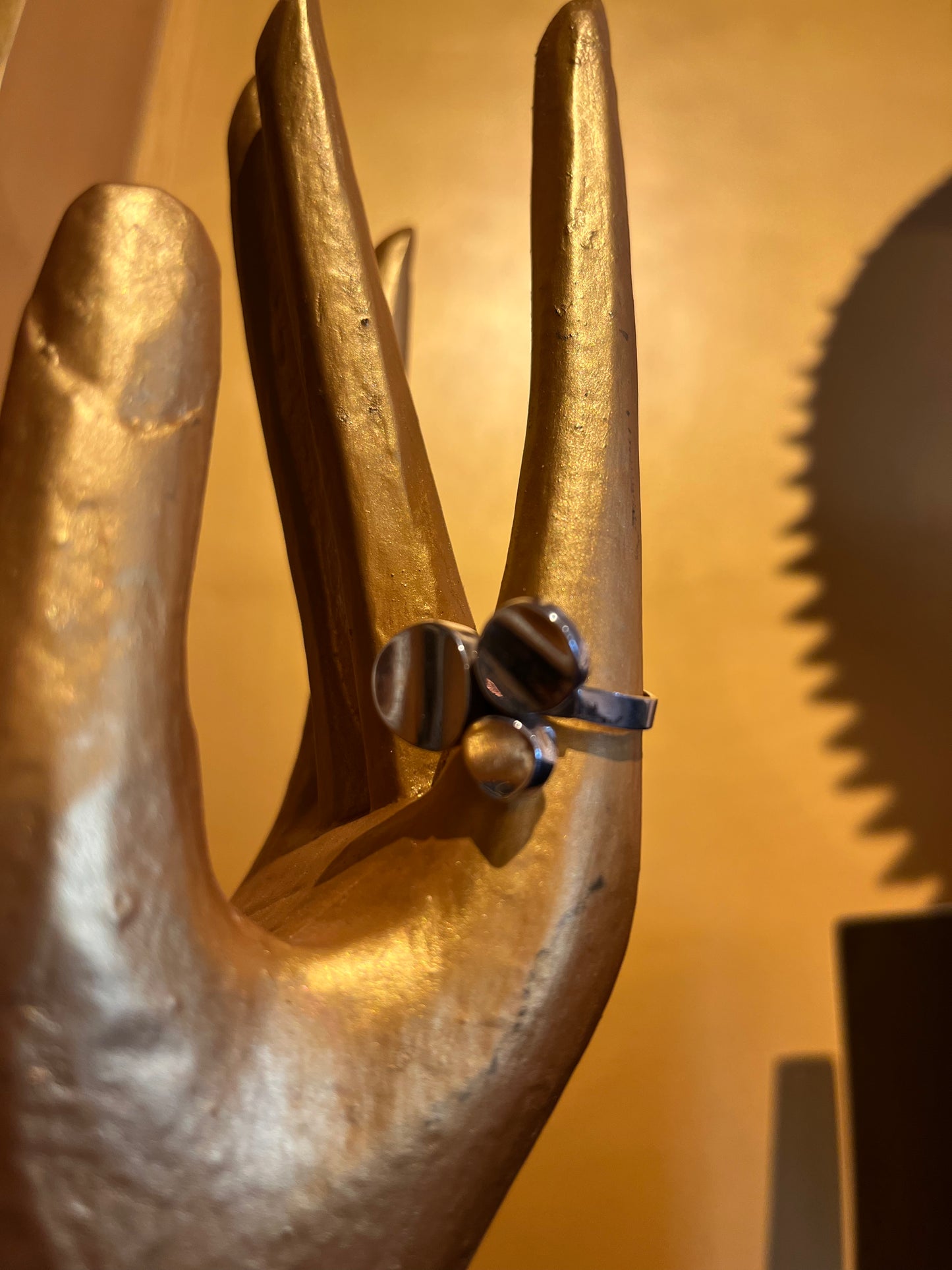 Black Lotus - Tricolor Ring Premium Silver 925