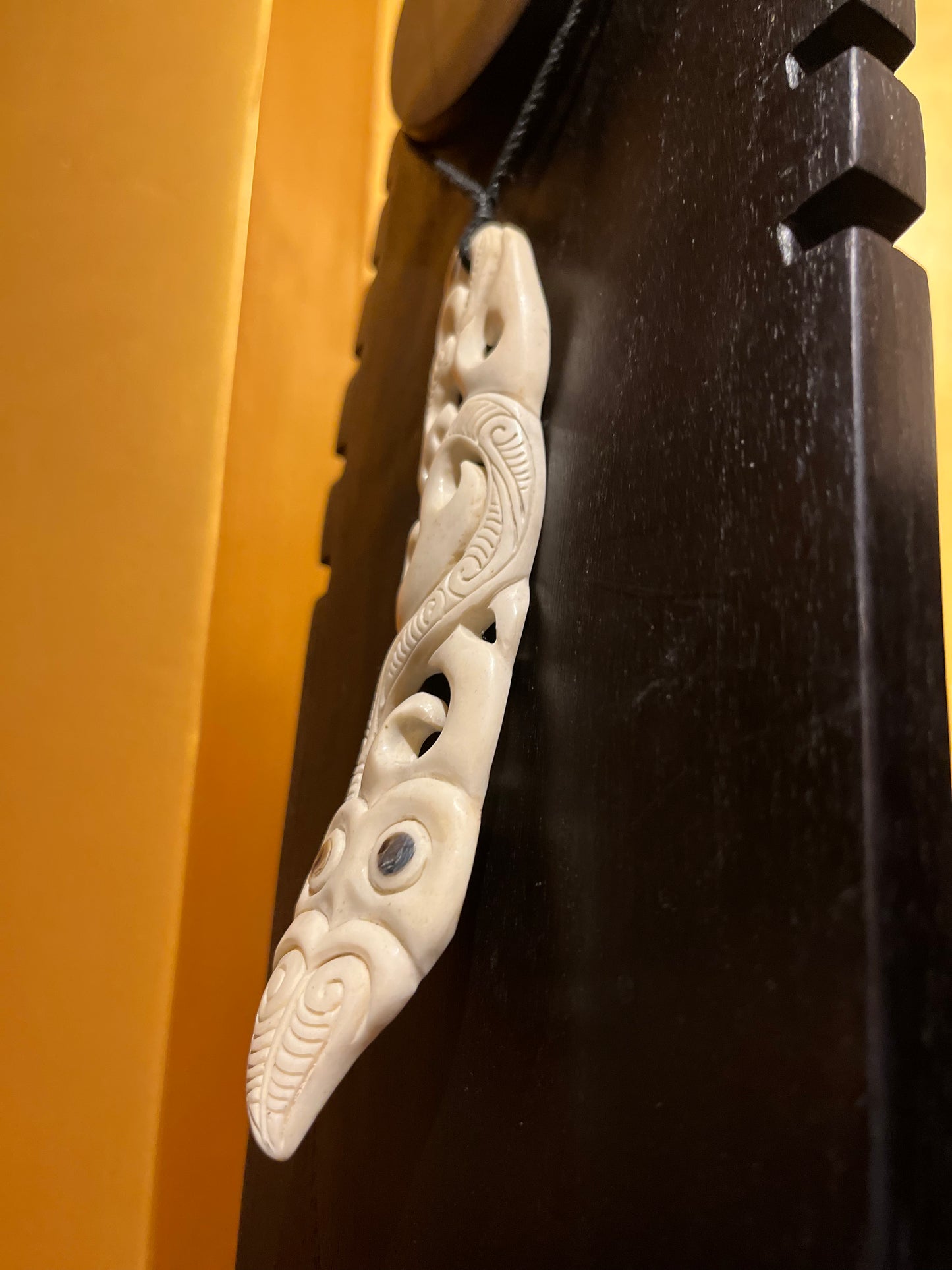 Black Lotus - Bone Necklace Big
