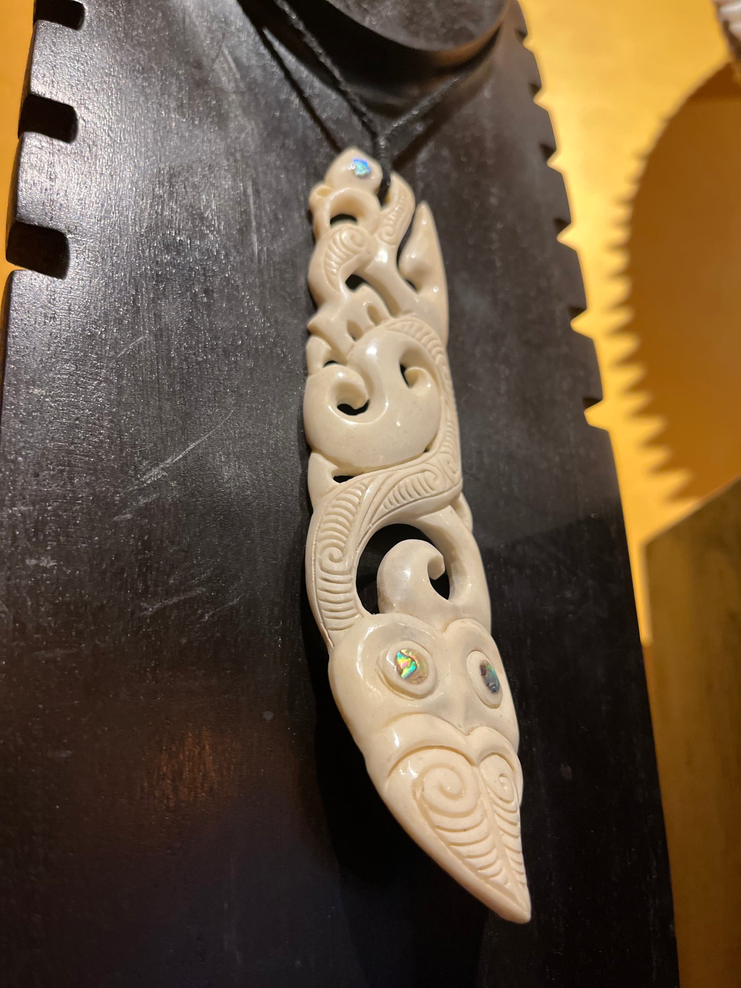 Black Lotus - Bone Necklace Big