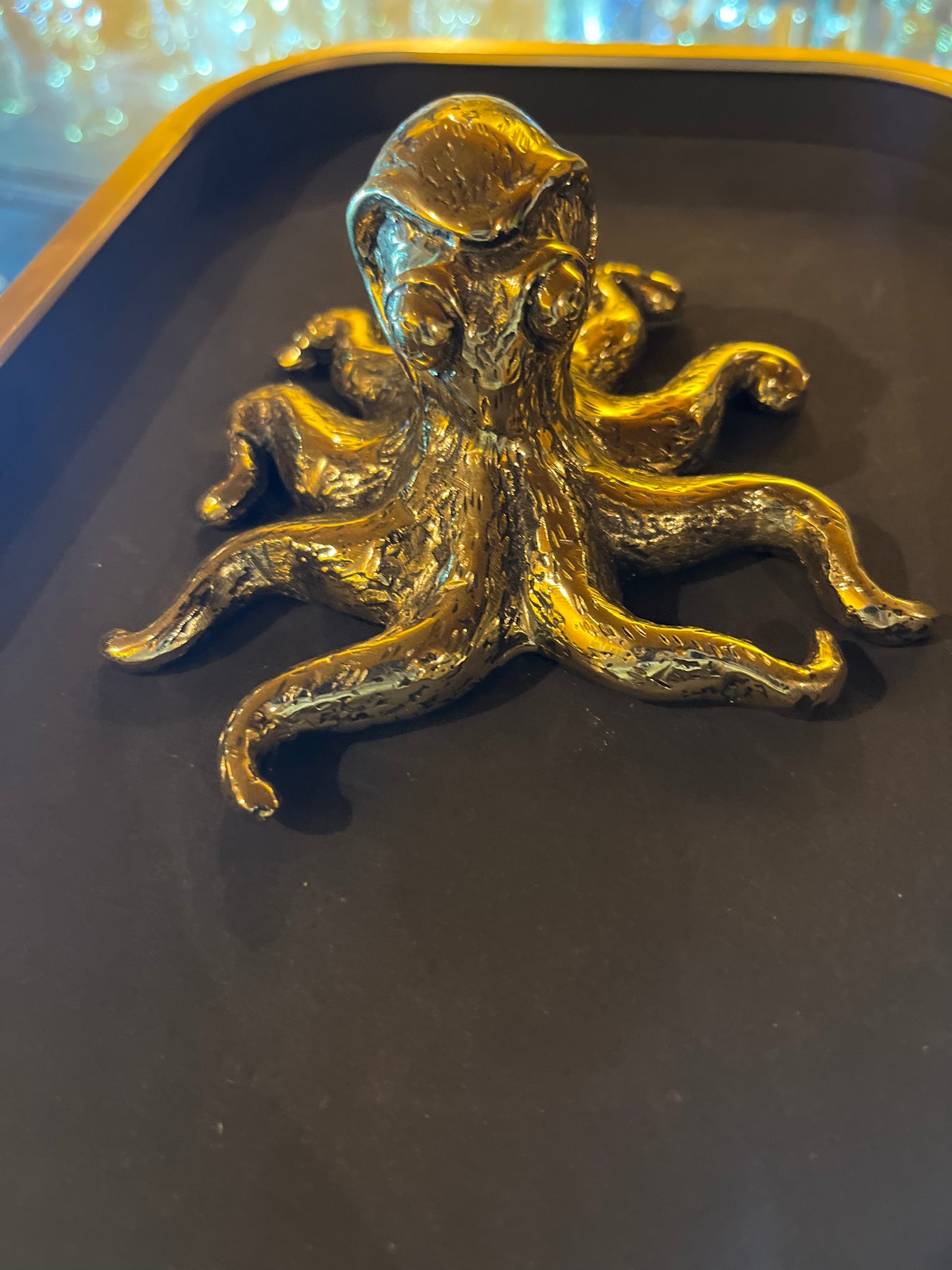 黑莲花-黄铜中号章鱼