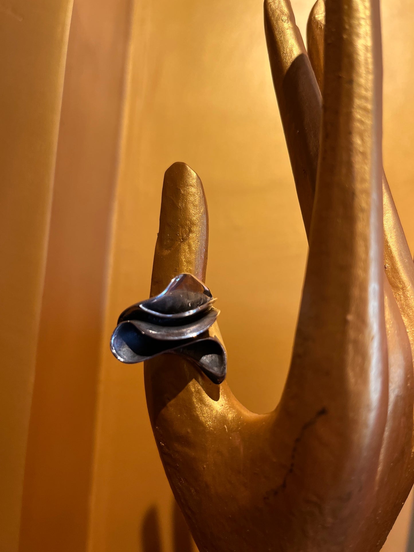 Black Lotus - Chips Ring Premium Silver 925