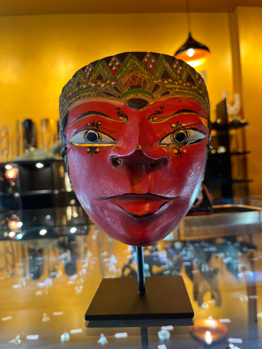 Traditional Javanese Mask Klana Sewandana