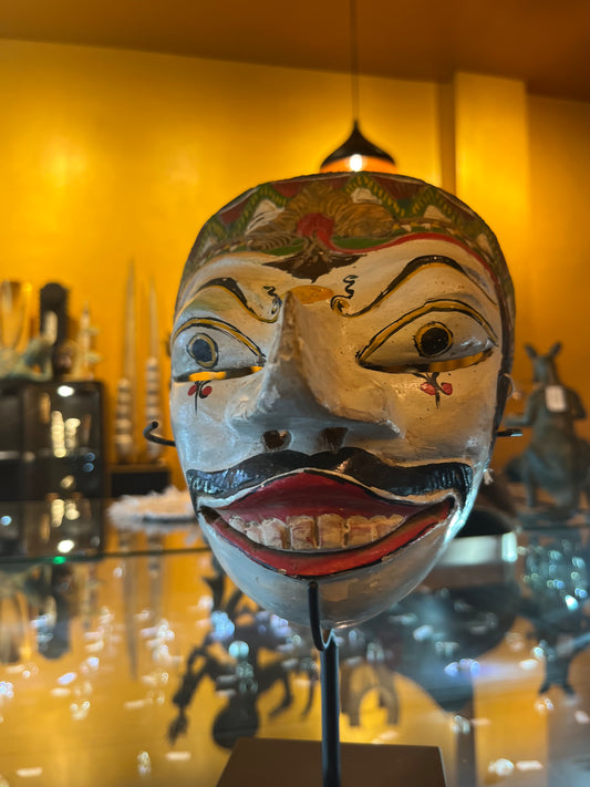 Java Wooden Mask Topeng Drama