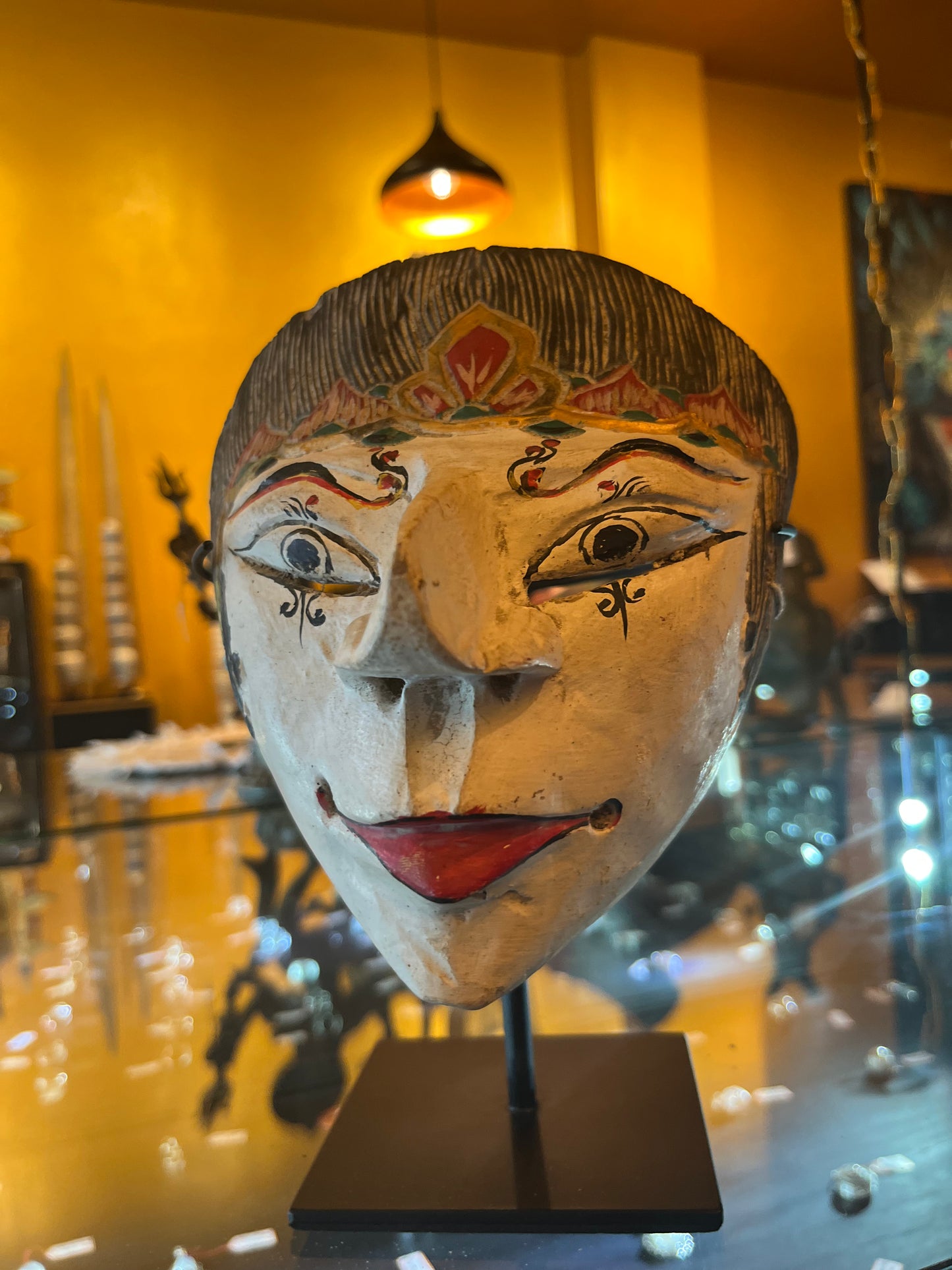 Javanese Mask of Rumyang Mid 20th Century