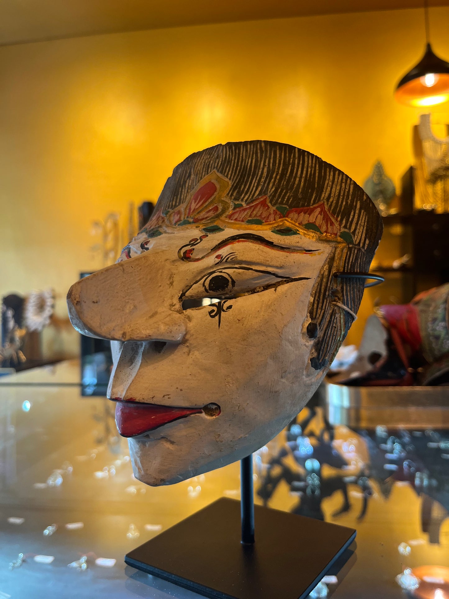 Javanese Mask of Rumyang Mid 20th Century