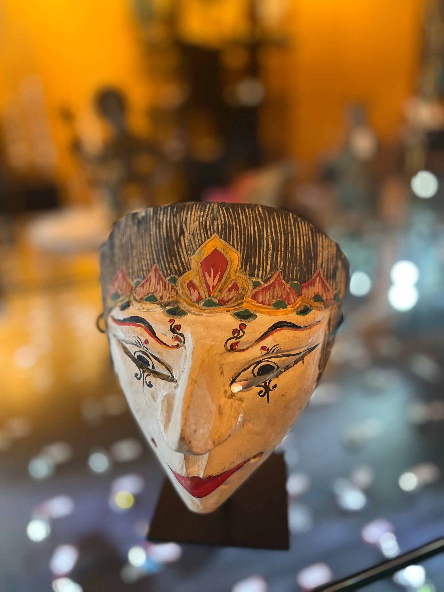 Javanese Mask of Rumyang Mid 20th Century