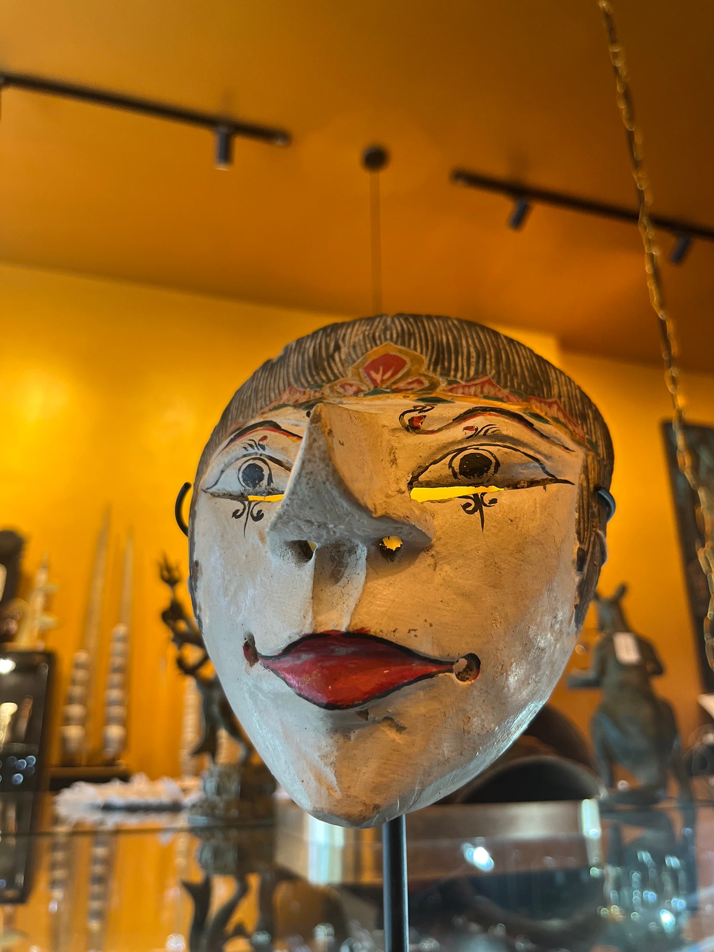 Javanese Mask of Rumyang Mid 20th Century